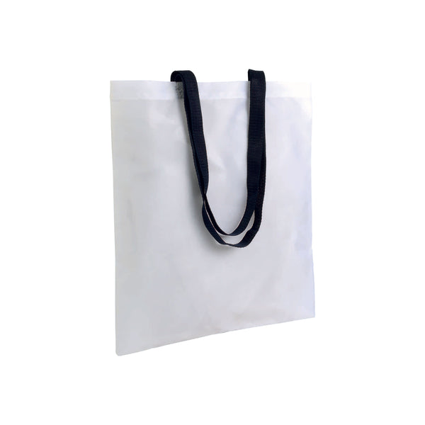 borsa personalizzabile in poliestere nera 01290887 VAR03