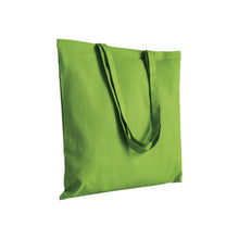 Carica l&#39;immagine nel visualizzatore di Gallery, shopper con logo in cotone verde-mela 01290938 VAR07
