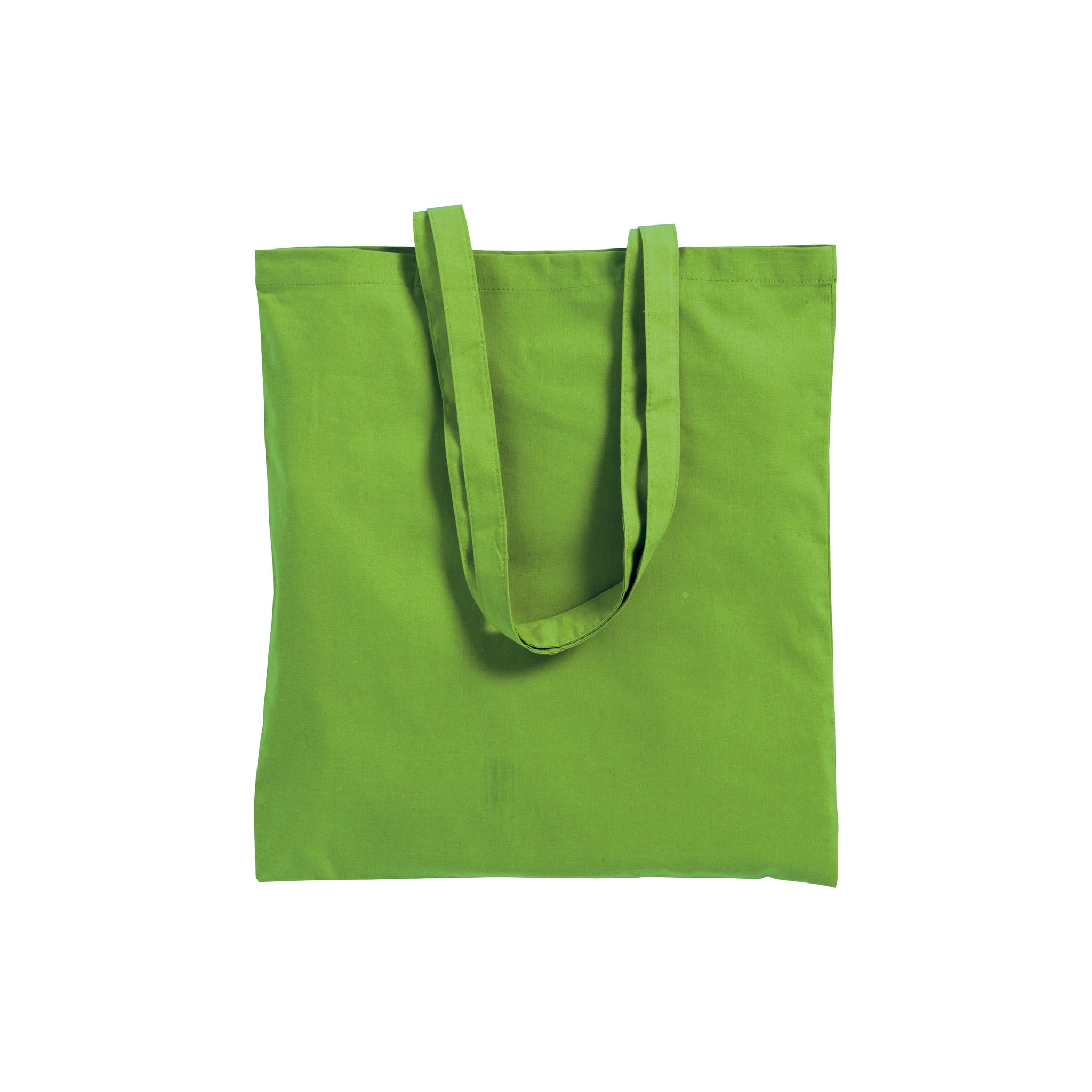 Carica l&#39;immagine nel visualizzatore di Gallery, shopper con logo in cotone verde-mela 01290938 DET03
