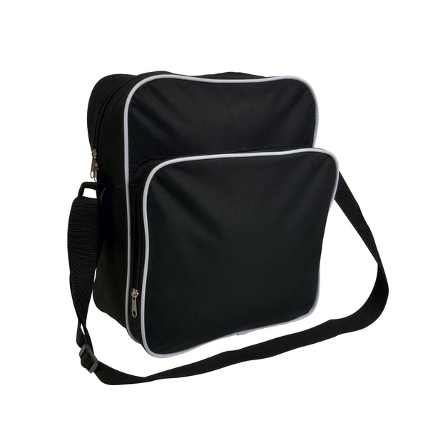 borsa personalizzabile in poliestere nera 01291329 VAR01