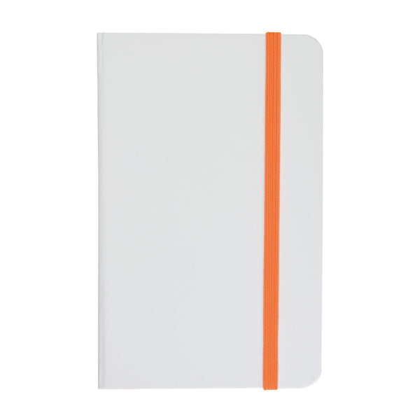 quaderno con logo in pu arancione 01295885 VAR03