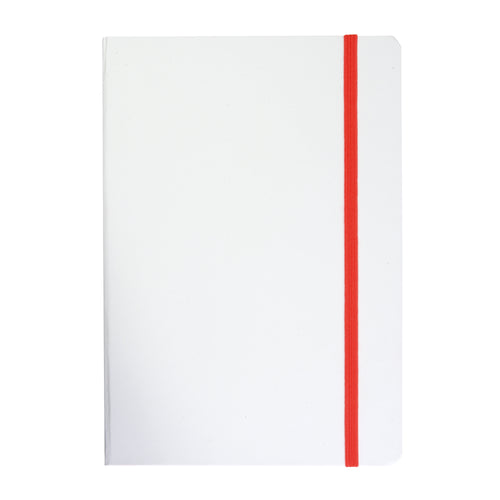 quaderno personalizzabile in pu rosso 01295902 VAR06