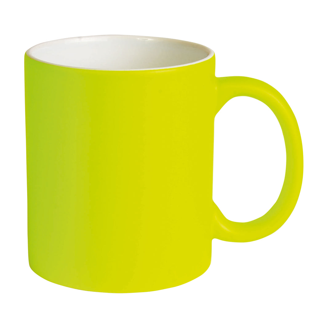tazza mug personalizzata in ceramica gialla 01295953 VAR04