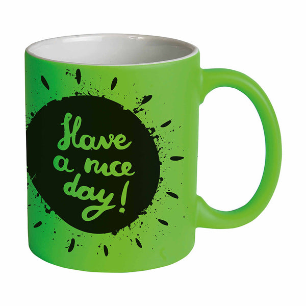 Carica l&#39;immagine nel visualizzatore di Gallery, tazza mug personalizzabile in ceramica verde-mela 01295953 DET02
