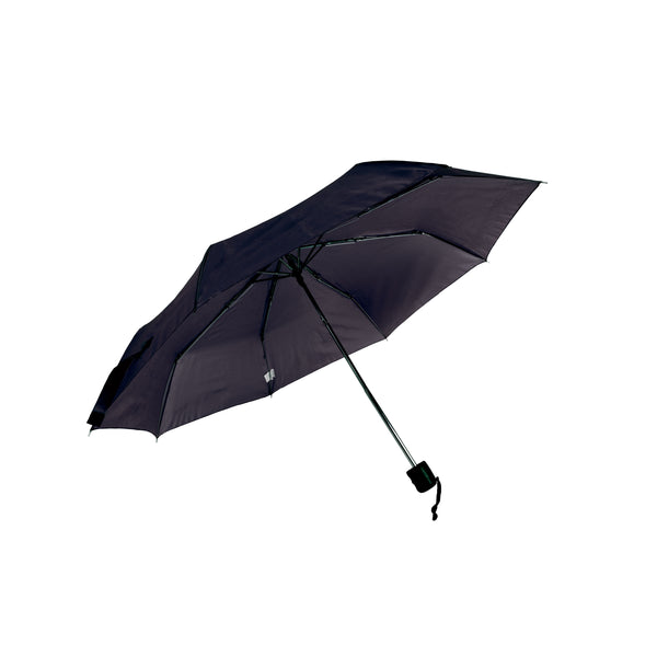 mini ombrello personalizzabile in poliestere nero 01297534 VAR04