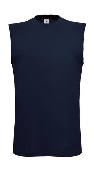 maglietta stampata in cotone 200-blu 061998214 VAR04