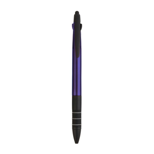 penna con logo in plastica blu 01302821 VAR04