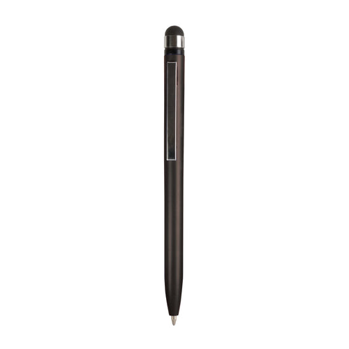 biro con logo in plastica nera 01302838 VAR06