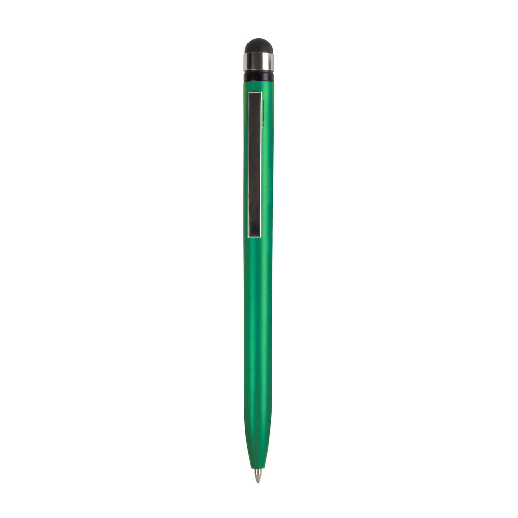 biro personalizzabile in plastica verde 01302838 VAR02