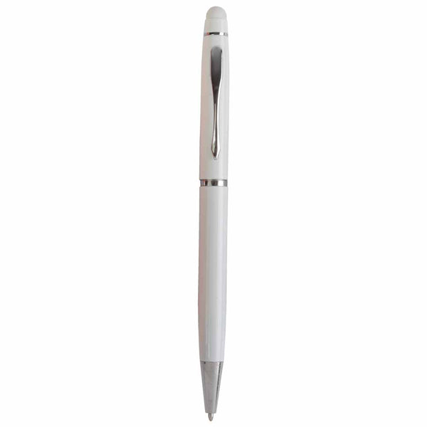 biro da personalizzare in metallo bianca 01302889 VAR01