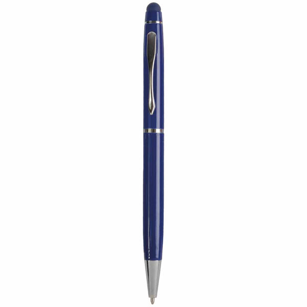 penna stampata in metallo blu 01302889 VAR05