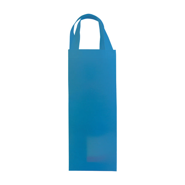 Carica l&#39;immagine nel visualizzatore di Gallery, borsa vino con logo in tnt azzurra 01307751 DET02
