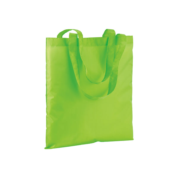 shopper promozionale in poliestere verde-mela 01308091 VAR02