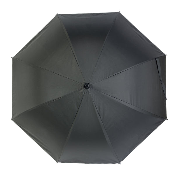 Carica l&#39;immagine nel visualizzatore di Gallery, ombrello automatico con logo in eva nero 01314534 DET02
