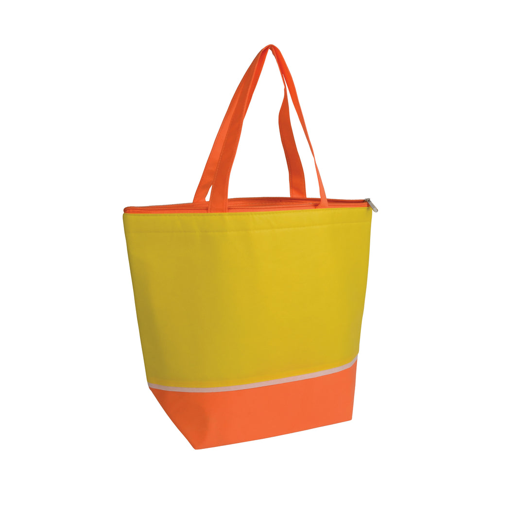 borsa termica promozionale in tnt gialla-arancio 01325159 VAR01