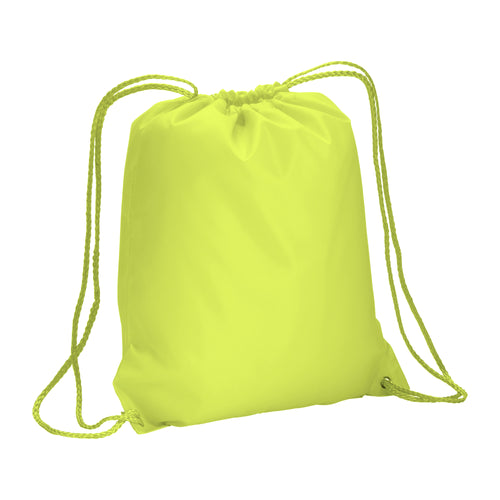 zainetto sacca con logo in poliestere giallo 01325210 VAR01