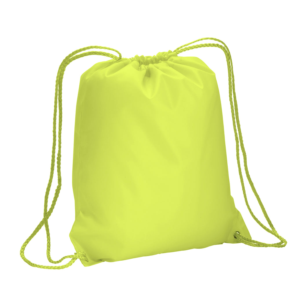 zainetto sacca con logo in poliestere giallo 01325210 VAR01