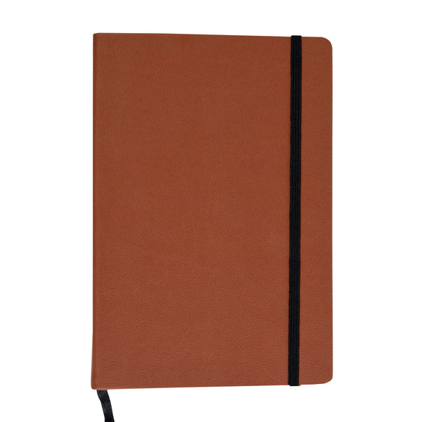 quaderno personalizzabile in pu marrone 01330327 VAR01
