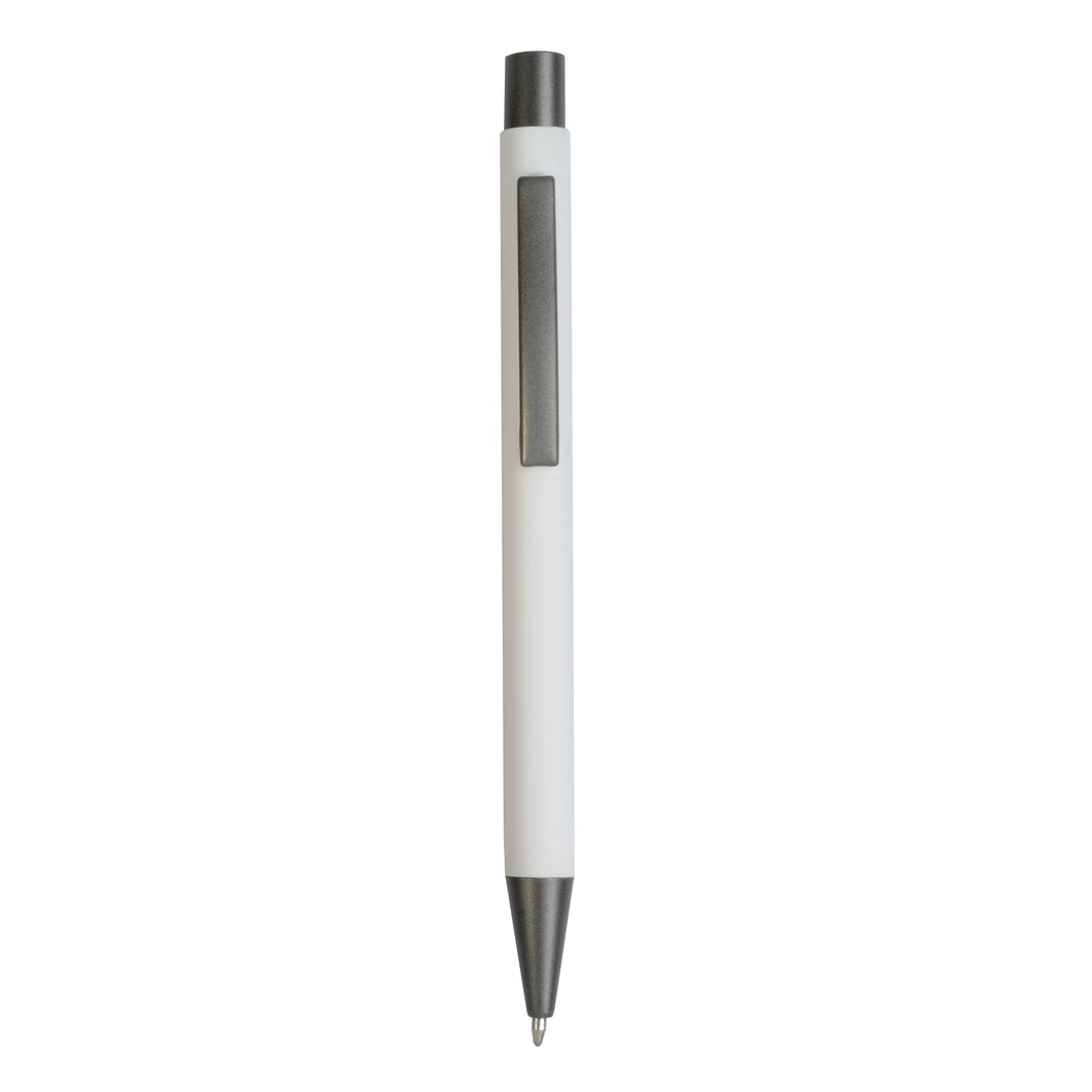 biro stampata in metallo bianca 01336923 VAR02