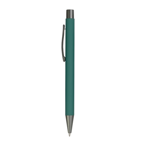 Carica l&#39;immagine nel visualizzatore di Gallery, penna con logo in metallo verde 01336923 DET01
