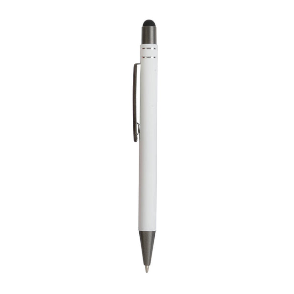 Carica l&#39;immagine nel visualizzatore di Gallery, biro pubblicitaria in alluminio bianca 01336940 DET01
