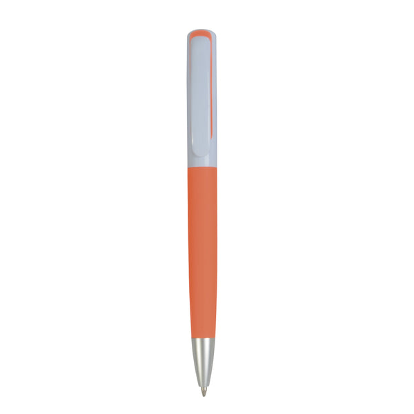 penna con logo in plastica arancione 01336957 VAR06