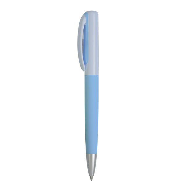 Carica l&#39;immagine nel visualizzatore di Gallery, biro promozionale in plastica azzurra 01336957 DET01
