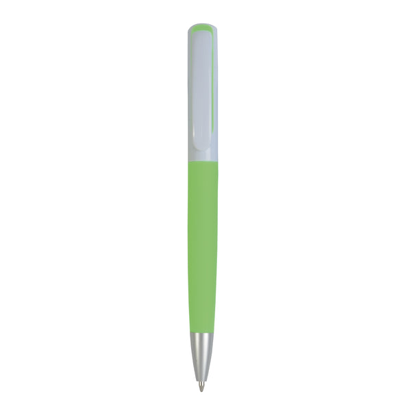penna personalizzabile in plastica verde-mela 01336957 VAR05