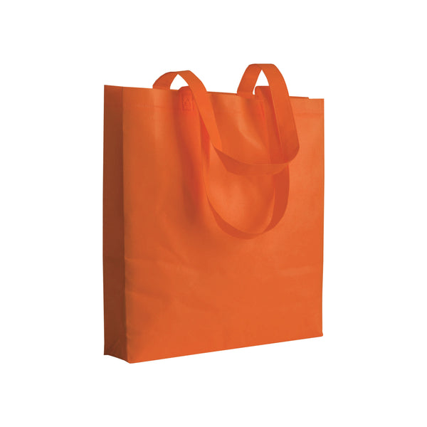 shopper con logo in tnt arancione 01342108 VAR06