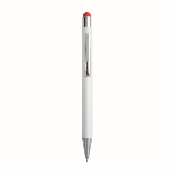 penna stampata in alluminio rossa 01353634 VAR04