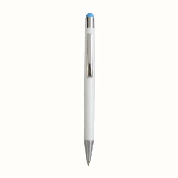 biro stampata in alluminio azzurra 01353634 VAR02