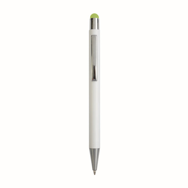 penna pubblicitaria in alluminio verde-mela 01353634 VAR03