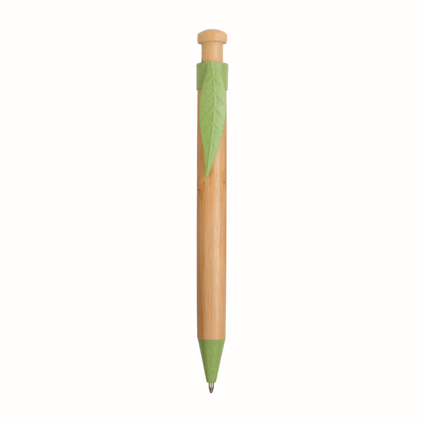 penna stampata in bambu verde-mela 01353668 VAR02