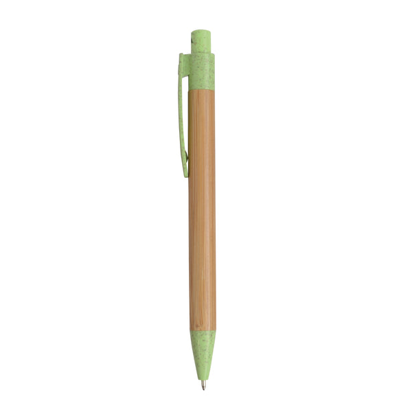 Carica l&#39;immagine nel visualizzatore di Gallery, biro da personalizzare in bambu verde-mela 01353787 DET01
