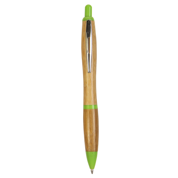 biro stampata in bambu verde-mela 01353957 VAR02