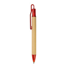 Carica l&#39;immagine nel visualizzatore di Gallery, penna ecologica personalizzabile in plastica rossa 01353974 DET01

