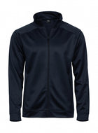 felpa con logo in poliestere 202-blu 062061318 VAR01