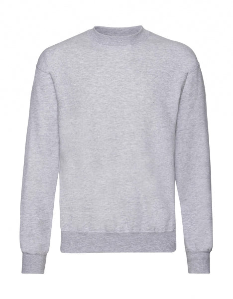 felpa con logo in cotone 123-grigia 062067217 VAR17