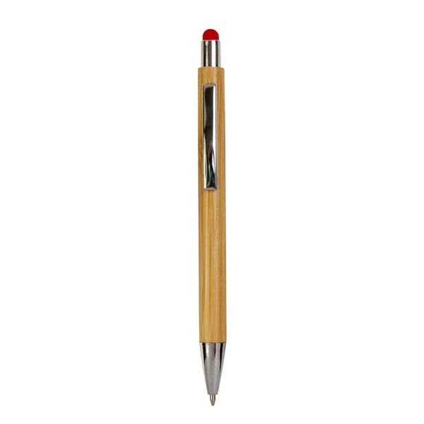 biro promozionale in bambu rossa 01370668 VAR05