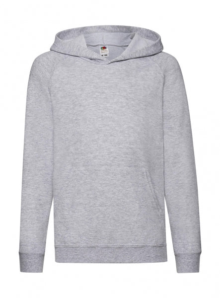 felpa con logo in cotone 123-grigia 062070617 VAR04