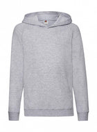 felpa con logo in cotone 123-grigia 062070617 VAR04