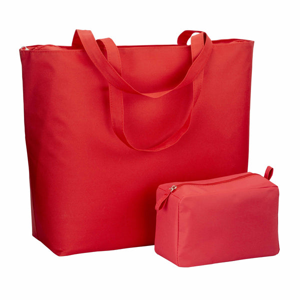 Carica l&#39;immagine nel visualizzatore di Gallery, borsa mare personalizzata in poliestere rossa 01376244 DET02
