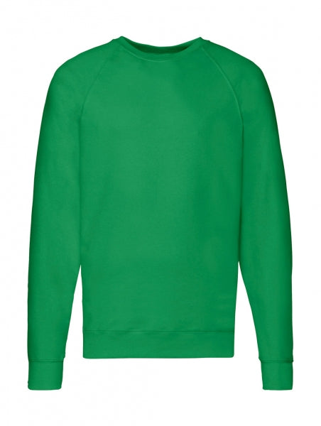 felpa con logo in cotone 518-verde 062085917 VAR08