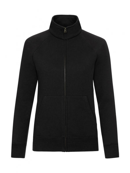 felpa con logo in cotone 101-nera 062135217 VAR03