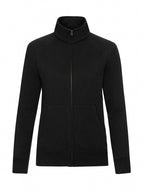 felpa con logo in cotone 101-nera 062135217 VAR03