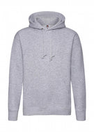 felpa con logo in cotone 123-grigia 062167517 VAR06
