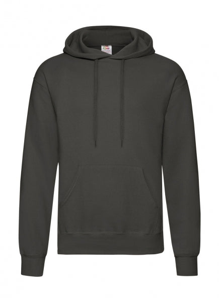 felpa con logo in cotone 135-grigia 062169217 VAR19