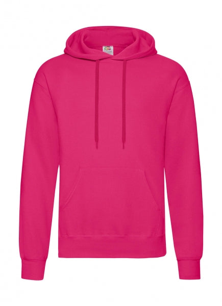felpa con logo in cotone 439-fuxia 062169217 VAR10