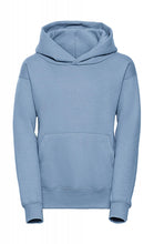 Carica l&#39;immagine nel visualizzatore di Gallery, felpa con logo in cotone 320-azzurra 062172600 VAR05
