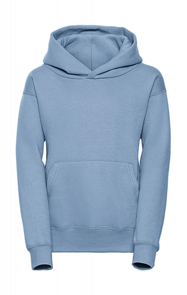 felpa con logo in cotone 320-azzurra 062172600 VAR05